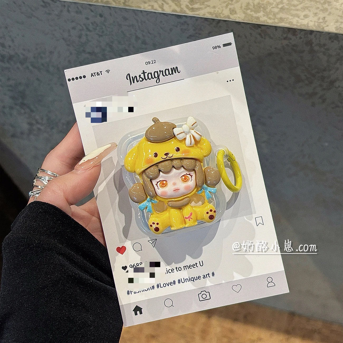 Paca Dog Girl AirPods Case