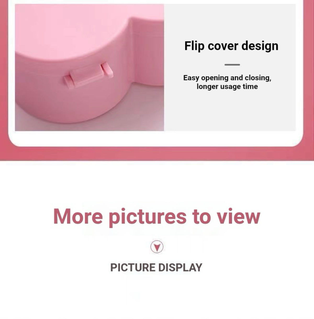 Heart-shaped cake storage box