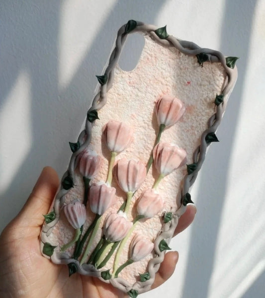 Custom Cream Jelly Lily Phone Case