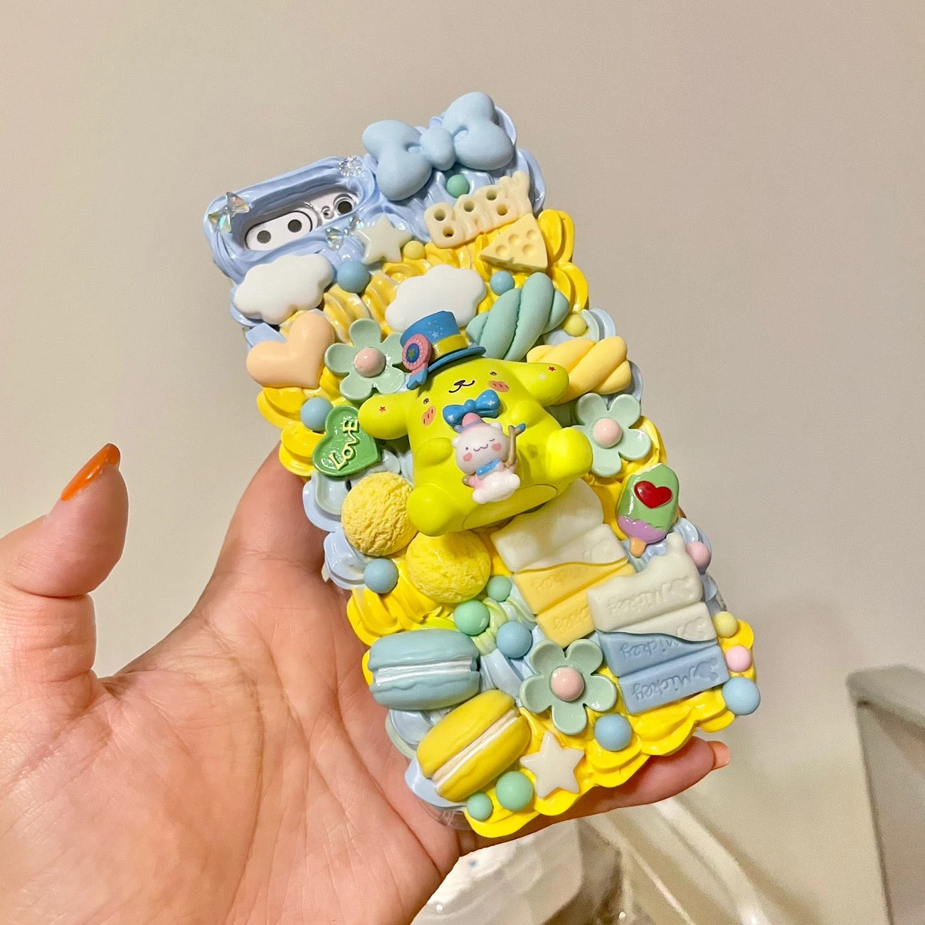 Creative Cream Gel Phone Case - Customizable with Images