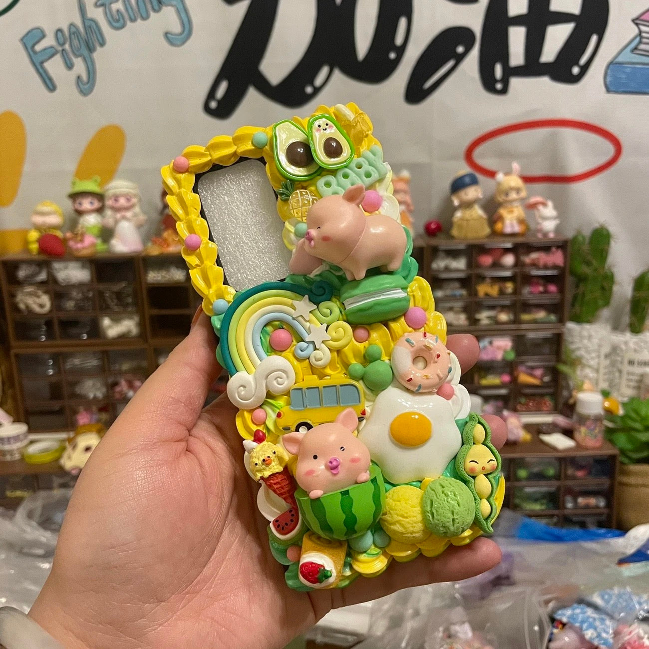 Creative Cream Gel Phone Case - Customizable with Images