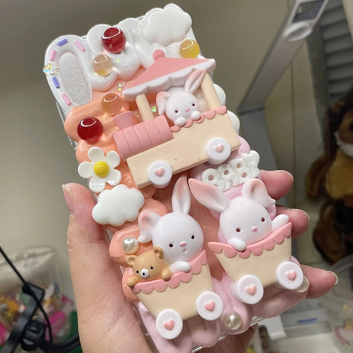 Creative Cream Gel Phone Case - Customizable with Images