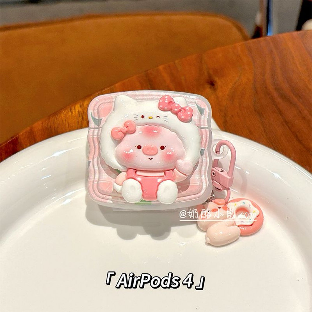 Pink Pig Case for Airpods, Suitable for Teenage Girls